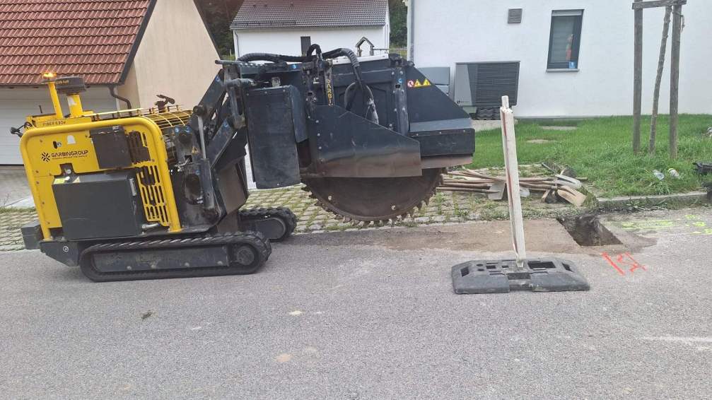 fiber optic trenching civil engineering